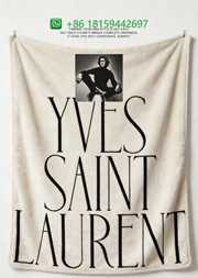 Yves Saint Laurent Throw Blankets